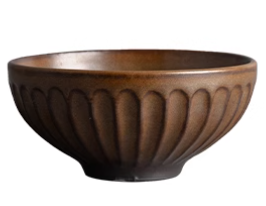 炽黑条纹深碗 7寸