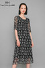 RSG郭培成衣品牌法式复古花纹连衣裙显瘦减龄长裙 商品缩略图5