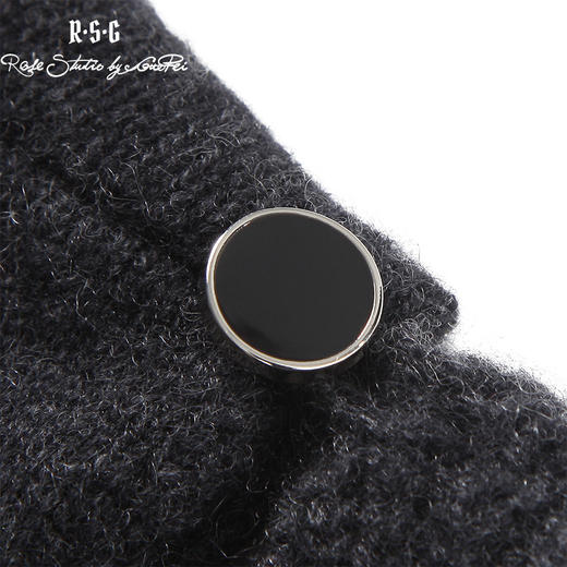 RSG郭培成衣品牌高领露肩长袖套头羊绒衫衫上衣女装 商品图3