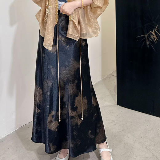 壁虎瑜伽 国风任意门【水墨丝韵】裙子【5天发货】 商品图0