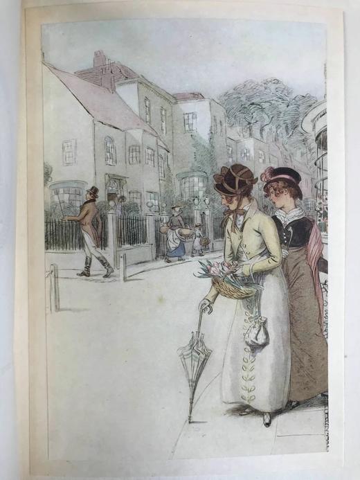 1901年 詹姆斯·巴里《名门街》 休·汤姆森22幅彩色手工贴图 漆布精装大32开 商品图12