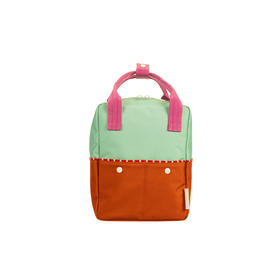 Sticky Lemon小柠檬 拼色系列 小号 （绿色/橙色） 儿童背包 适合4岁+ SL1802171