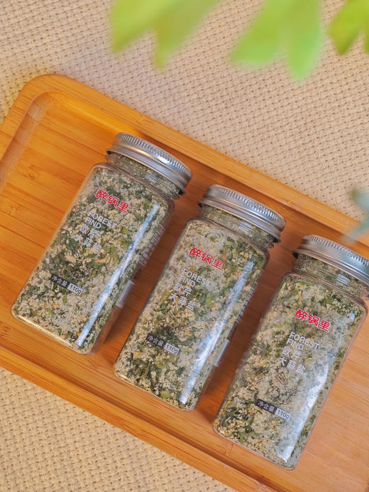 【到手4瓶】醉锅里欧芹大蒜盐110g/瓶*4瓶 精选蒜+欧芹+盐为原料 配料干净 无需研磨 沙拉拌菜调味料 【山东发货】周末及法定假日不发货！ 商品图4