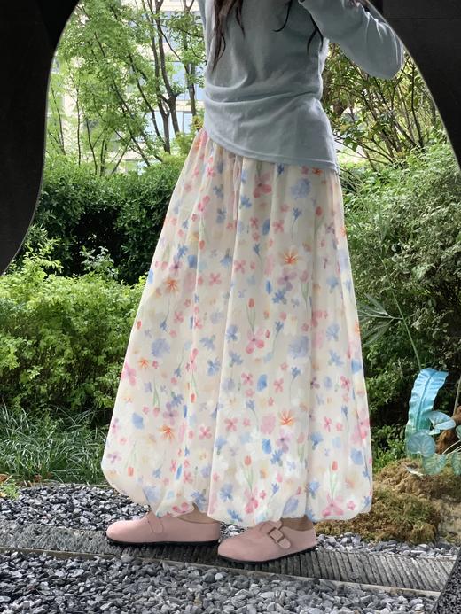 赢麻了❗️【画报里的花苞裙裤】是裙裤！ 很🈶垂感大裙摆 ｜让每个女孩都像🌷一样绽放～ 商品图7