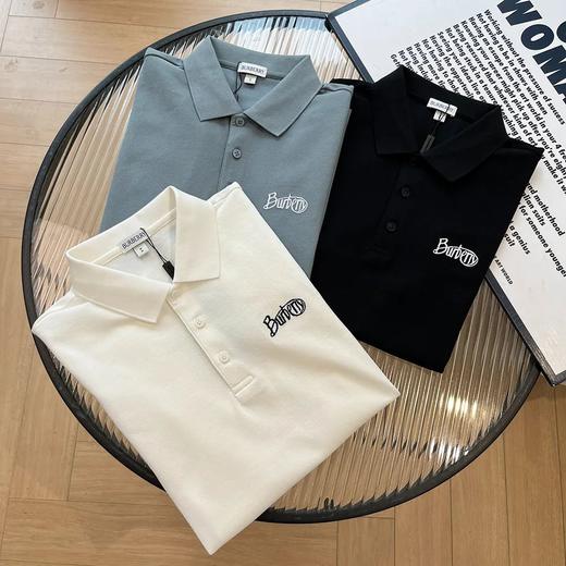 BUR网眼速干面料百搭经典字母polo衫 商品图0