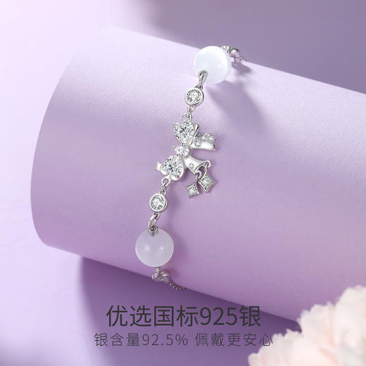 Winy925银春夏新品转运蝴蝶结手链 商品图3