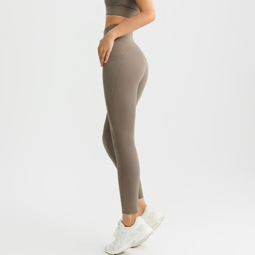 【魔力收腹】2025春夏新品瑜伽服女莱卡高弹强塑形收腹瑜伽裤复合腰头健身裤 商品图3