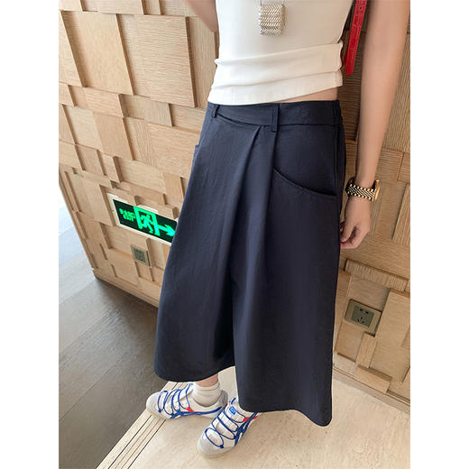 <曾小咸推荐>日系2色a字宽松显瘦高腰半身裙 商品图2