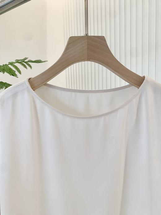 【高品质私服】【KG双面缎三醋酸一字领长袖T恤】随性慵懒廓形柔美舒适，舒适亲肤G1346-CC【无标出货 介意慎拍】 商品图9