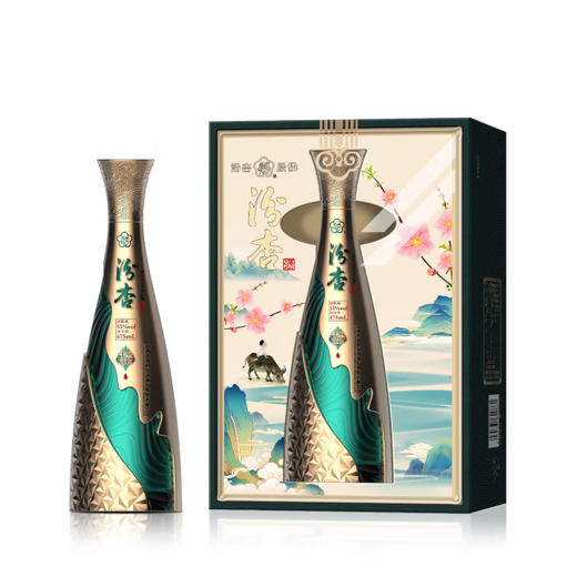 【单瓶59】汾杏1918  千里江山  53度 清香型白酒 礼盒装 475mL*6瓶整箱 商品图3