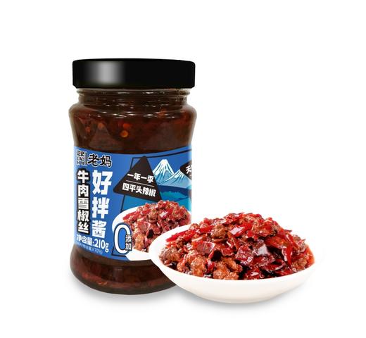 正记老妈牛肉雪椒丝好拌酱210g（带吊牌） 商品图3