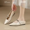 ZHR则则金属饰扣穆勒拖鞋女2025新款舒适透气柔软内增高包头拖 商品缩略图0
