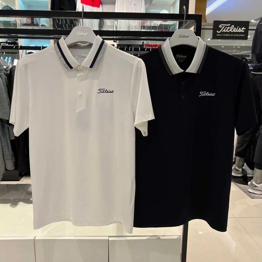 TIT25夏季新款 高尔夫 男短袖T恤  高弹 翻领POLO 衫 商品图0