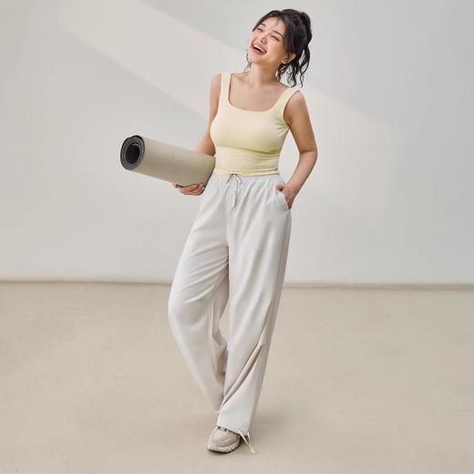 【限时秒】YOGACODE【火树银花系列】瑜伽服上衣背心带胸垫不跑杯宽肩收副乳大码女装DWB215154 商品图4