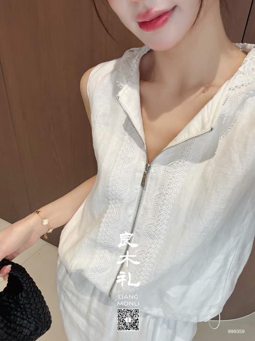 【预售7天】良木礼亚麻蕾丝套装（999359） 商品图3