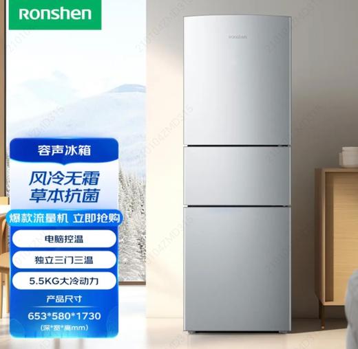 5楼京东家电荣升冰箱249升 商品图0