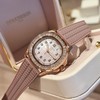 百达翡丽Patek Philippe 这款属于女款手雷中的天花板级别 超粉嫩的颜色 双色调乳白色珍珠贝母渐变表盘配玫瑰金表壳，表圈满镶40颗长形钻，表径36.5mm，超级适合女孩子佩戴 商品缩略图1