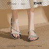 ZHR则则两穿水钻凉鞋女2025夏季新款时尚百搭平底拖鞋外穿凉拖鞋 商品缩略图8