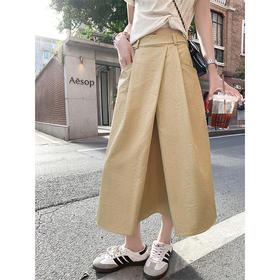 <曾小咸推荐>日系2色a字宽松显瘦高腰半身裙