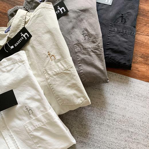 点此购买 哈吉斯春夏季男士都市轻薄短袖衬衫休闲外套 LL 316759 商品图13