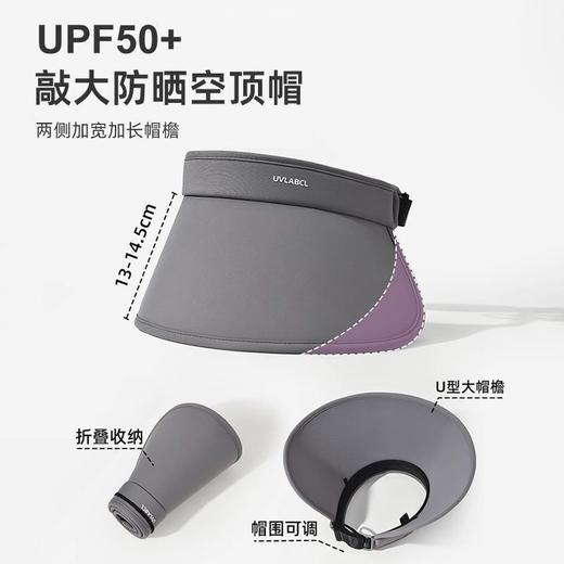 环绕防晒帽子女夏季大帽檐空顶新款遮阳帽户外骑车防紫外线太阳帽 商品图7