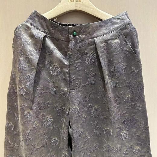 【线上专属】阔腿裤24709615檀色-高定款 商品图1