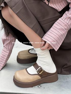 新品厚底女拖鞋689B52505（W）