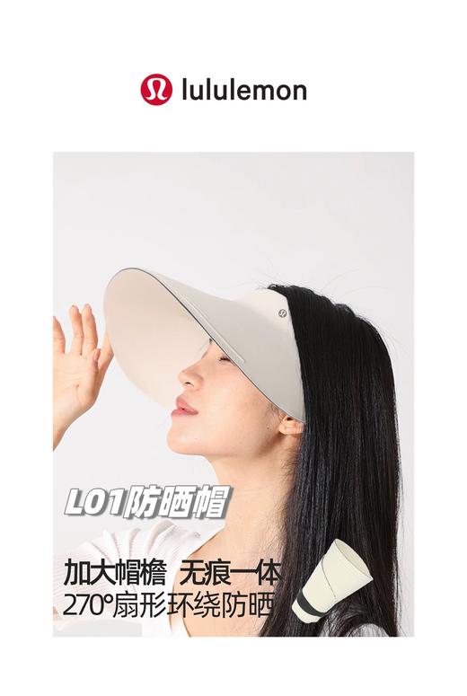 D042628新款情侣款无感3D一体冰丝UV防晒空顶帽 商品图4