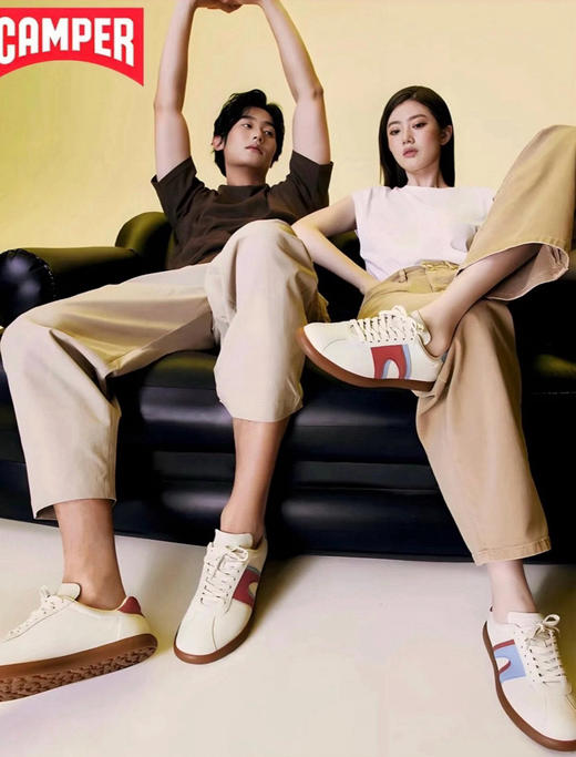 427-1 纯圆正 camp情侣款 内外全皮德训鞋 亲肤透气 光脚也能暴走 商品图9