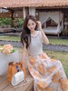 张心子【假日时光】气质显瘦弹力针织衫亮片织带上衣 U2504093 商品缩略图6