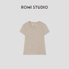 ROMI STUDIO进口亚麻棉混纺环保原色花纱圆领短袖T恤 RWCSSD2024【发货时效25天】 商品缩略图0