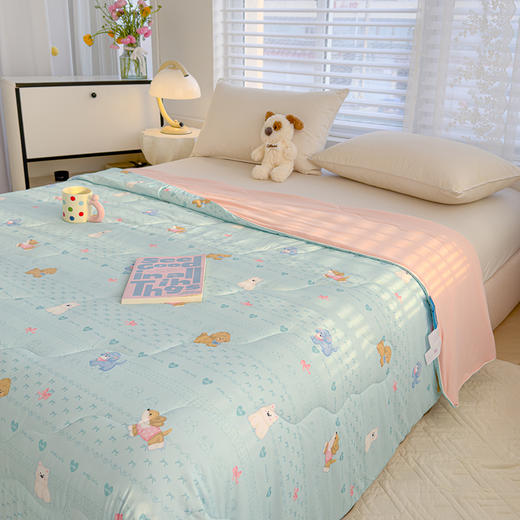 清凉一楼兰夏必备黑科技凉感印花夏凉被AB面亲肤柔软透气 商品图2