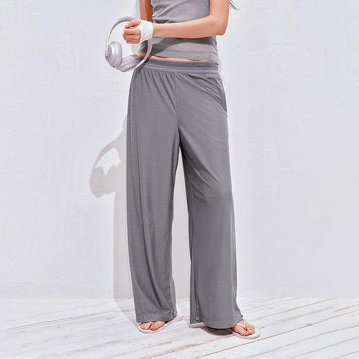 NUTH直筒休闲裤网眼宽松透气可束脚运动休闲裤女 商品图4