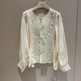 【线上专属】24710401圆领衬衫赤璋