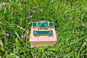 武大·3D立体感纸雕灯光便签（老图书馆）