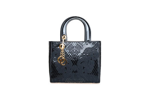 豪麟名鞋VALENTINO ORLANDI 女包手袋牛移膜革7267黑色 商品图0