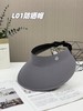 D042628新款情侣款无感3D一体冰丝UV防晒空顶帽 商品缩略图10