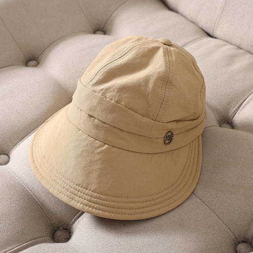 赵lu思同款！防晒速干！2025新款棉质夏季大帽檐透气遮阳渔夫帽子女款！ 商品图4