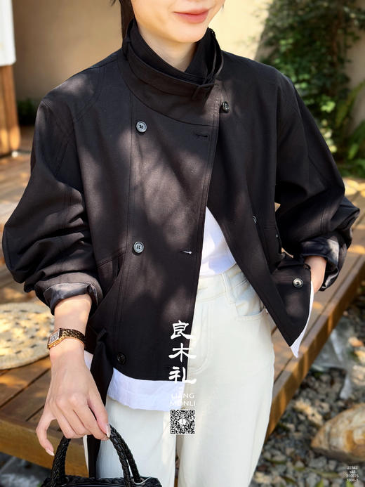 【特价不退不换】【部分现货】良木礼短款风衣（s43） 商品图1