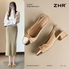 ZHR则则法式温柔风包头凉鞋女2025夏季新款时尚柔软舒适通勤单鞋 商品缩略图1