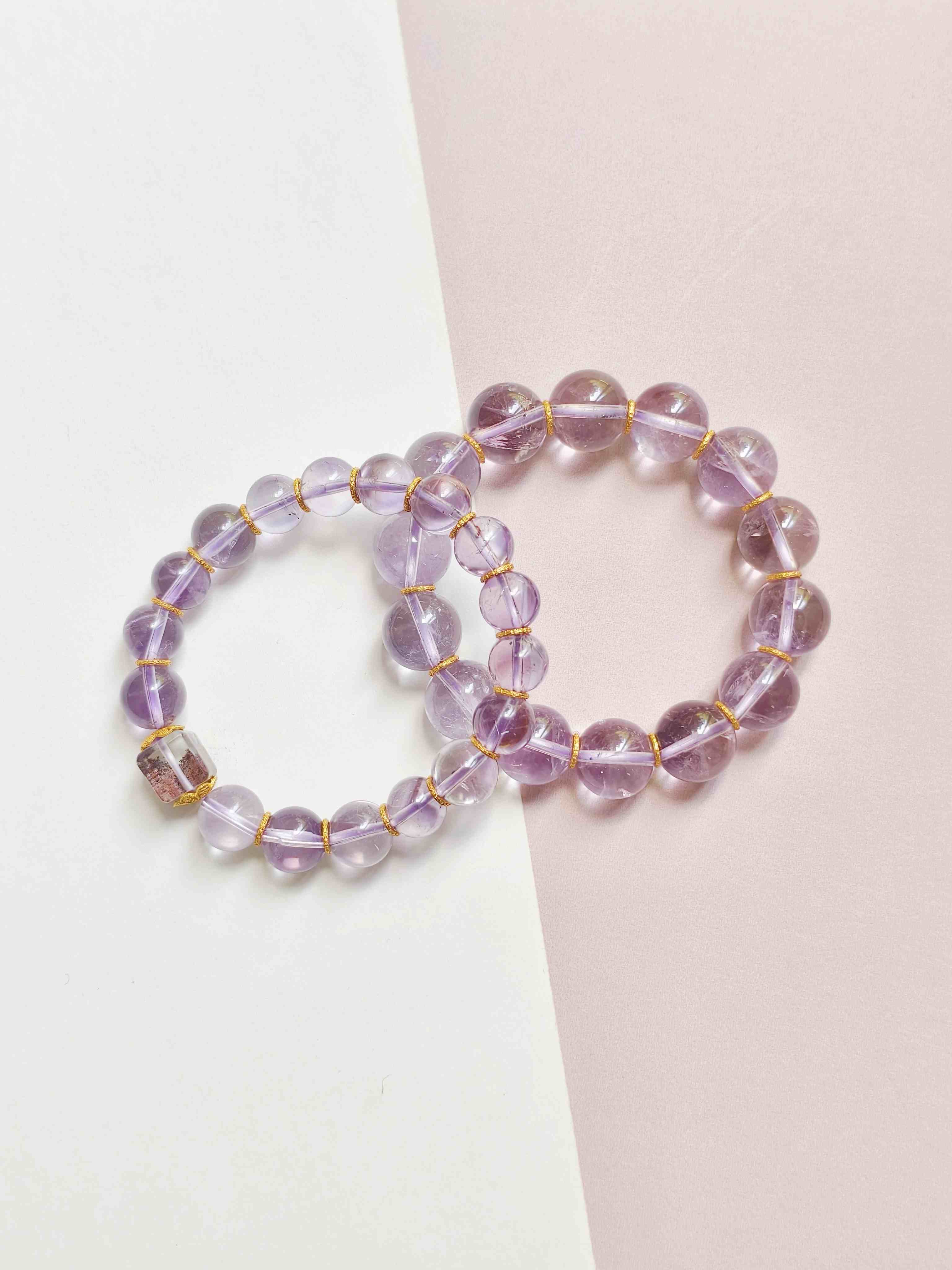 薰衣草水晶手串