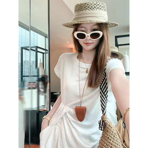 <曾小咸推荐>现货秒杀！最后一波 ！抢到赚到！下摆开衩蕾丝不规则短袖 日常109.99 立减50 秒杀59.99！ 商品图3