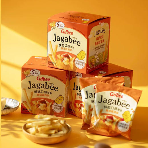 Calbee牌Jagabee黄油酱油味薯条75g 商品图0