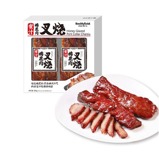 MM 山姆 史密斯 蜜汁梅花肉叉烧800g（叉烧700g（2包）+蜜汁叉烧调味酱100g（2包）） 商品图0