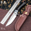 汉道单兵户外战术直刀黑檀木手柄防身战术刀 商品缩略图0