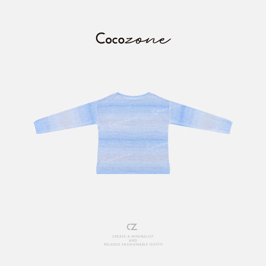 COCO ZONE 刘一一 【进口和纸纱混纺】圆领长袖毛织上衣CD1A0796 商品图1