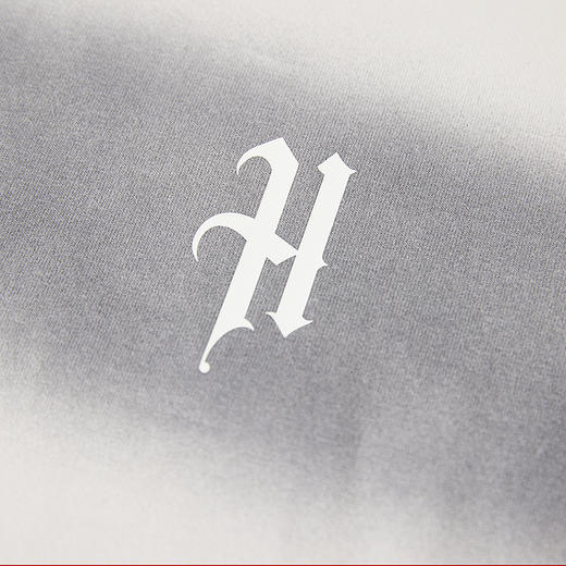 【断码清仓】HX 夏季圆领短袖阔版纯棉T恤复古喷染C102520191101 商品图9