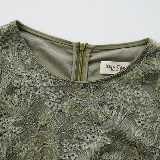 MG1L039麦克斯菲瑞气质复古中长款连衣裙 商品图2