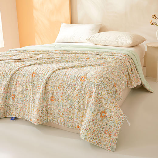 清凉一楼兰夏必备黑科技凉感印花夏凉被AB面亲肤柔软透气 商品图5