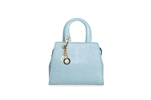 豪麟名鞋VALENTINO ORLANDI 女包手袋牛移膜革7264蓝色 商品图0